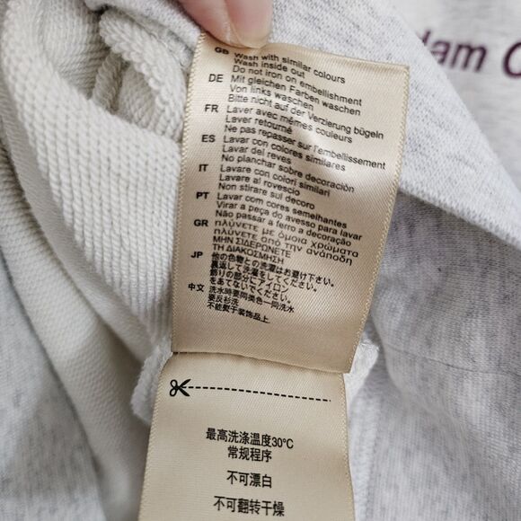 Scotch & Soda Amsterdam Couture Sweatshirt Men XXL Gray Pullover Melange Sweater - Picture 6 of 10